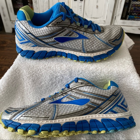 Silver BROOKS Adrenaline GTS Women’s Size 7 - Picture 3 of 16